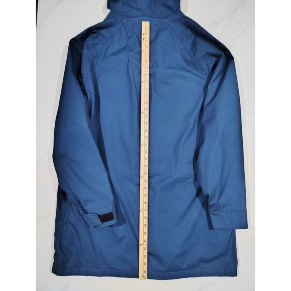 Eddie Bauer Ridgeline Parka Size XL Men's Blue Wool Lining Coat Hooded Jacket - Picture 11 of 11